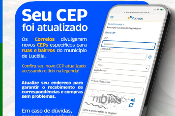 Seu CEP foi atualizado! 