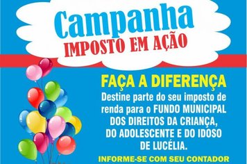 Conselhos promovem ação para arrecadar recursos do Imposto de Renda