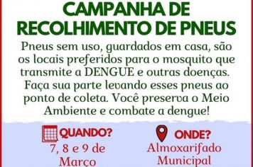 Campanha de recolhimento de pneus