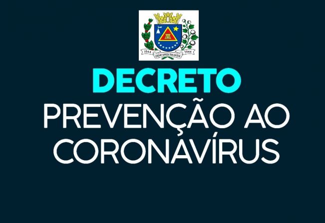 COVID-19: prefeito decreta novas medidas de prevenção