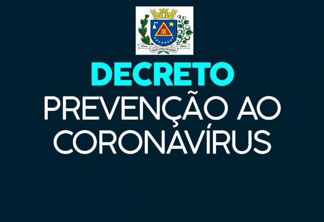 COVID-19: prefeito decreta novas medidas de prevenção