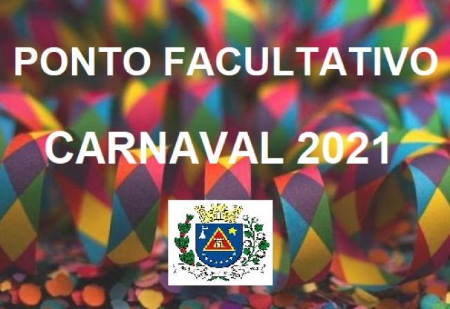 CARNAVAL: Prefeitura mantém Ponto Facultativo