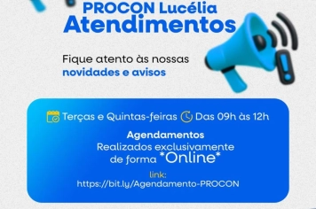 PROCON de Lucélia moderniza atendimento e passa a oferecer agendamentos online